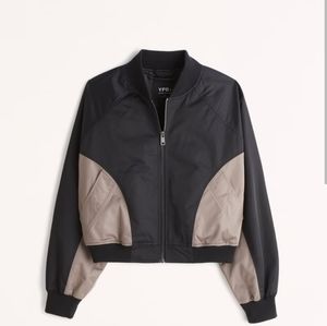Abercrombie YPB Bomber Satin Jacket